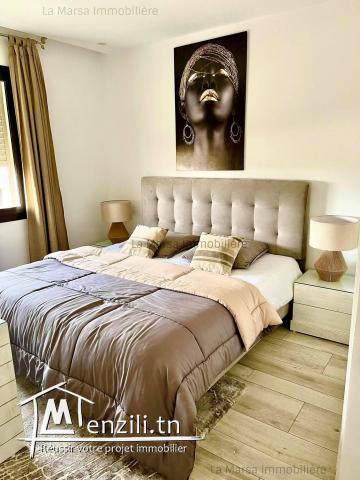 A Louer un appartement s1 meublé à Sidi Daoued, La Marsa