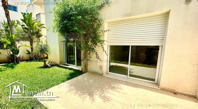 A Louer triplex s3 avec jardin à 10min du lycée Français, La Marsa