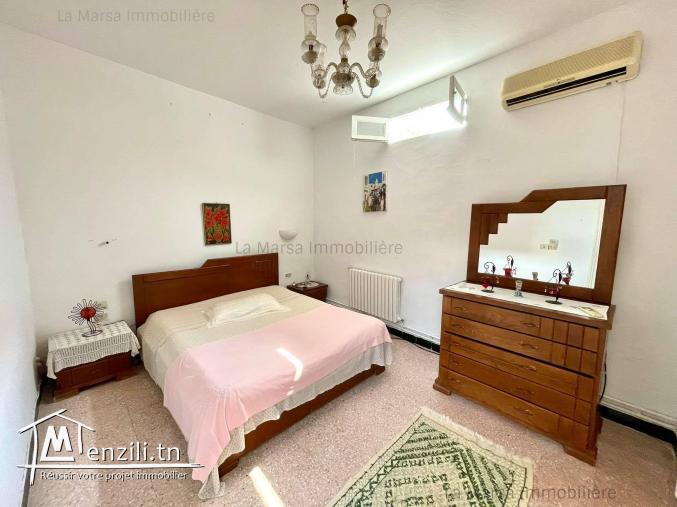 A Louer une belle maison s2 meublée à Sidi Bou Saïd