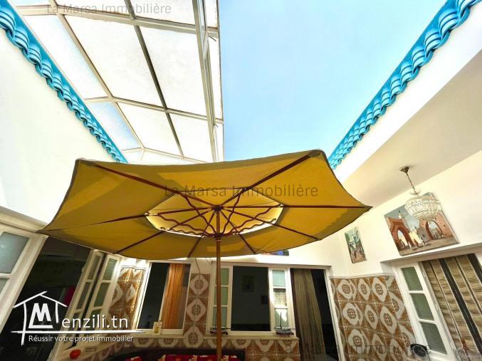 A Louer une belle maison s2 meublée à Sidi Bou Saïd