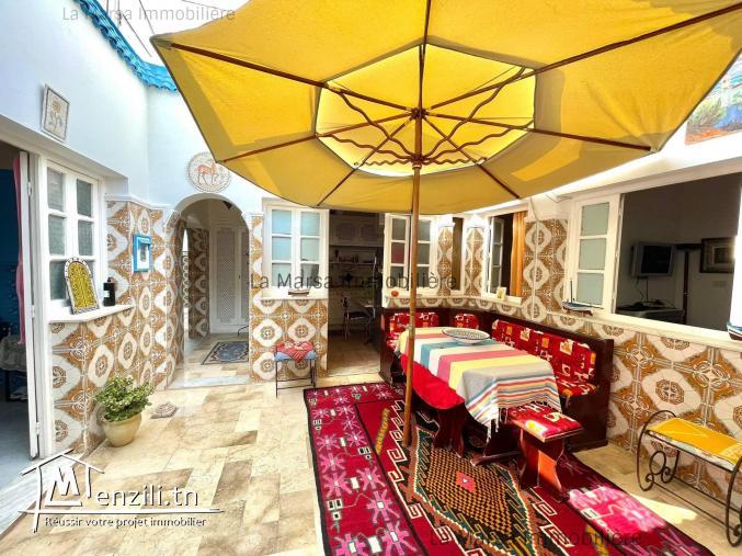 A Louer une belle maison s2 meublée à Sidi Bou Saïd