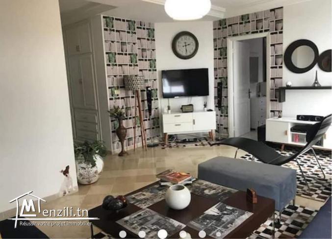 A Louer appartement s2 meublé à La Marsa Plage