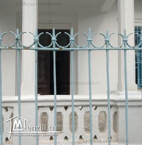 A Vendre belle maison de 450m² au cœur de La Marsa