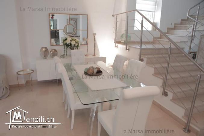 A Vendre villa s5 avec piscine et jardin à La Marsa