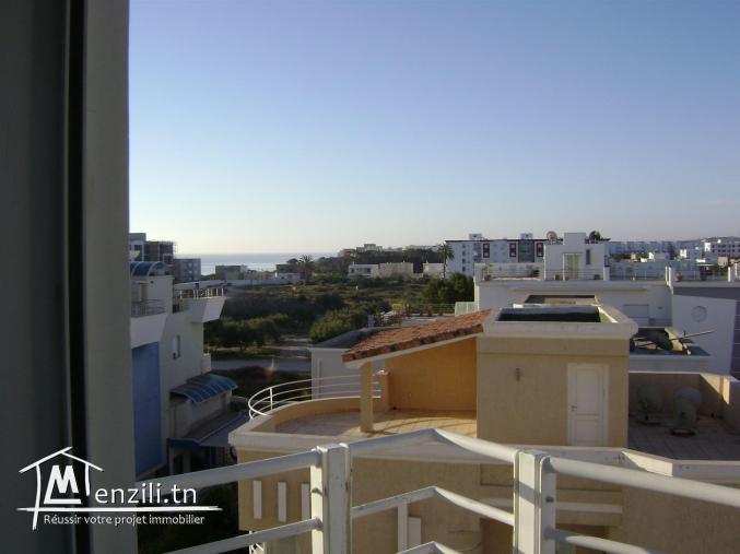 beau studio meublé pieds dans l'eau zone kantaoui-sousse