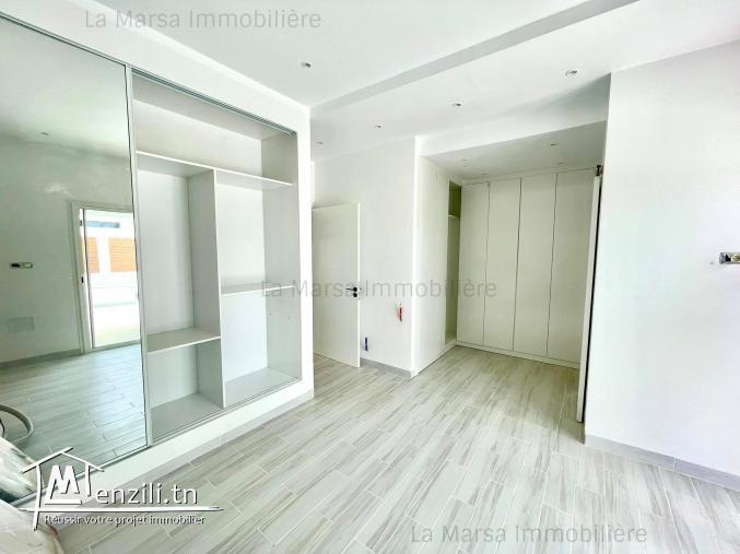 A Louer luxueux appartement s2 à Sidi Daoued, La Marsa