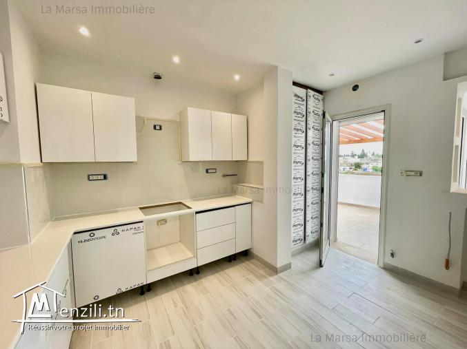 A Louer luxueux appartement s2 à Sidi Daoued, La Marsa