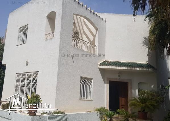 A Vendre villa s3 avec jardin à Sidi Daoued, La Marsa