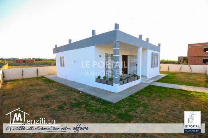 une Maison s+2 meublée à Kerkouane kelibia