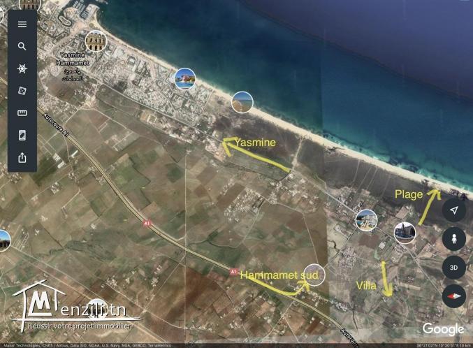 A 4km de yasmine hammamet maisonette Haut de gamme et Maison inachevee