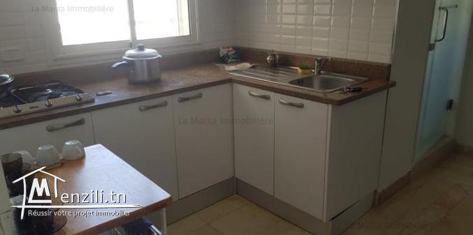 A Louer étage de villa s2 meublé à Le Kram