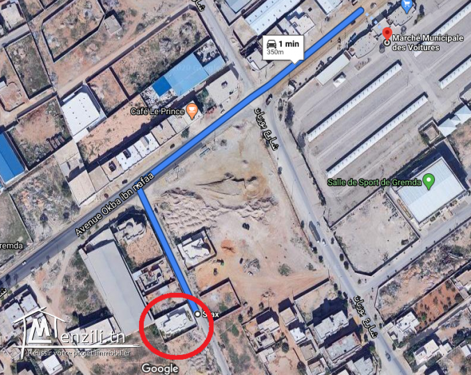 Villa à Gremda PARALELLE route Bouzeyane Sfax