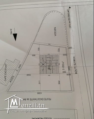 Vente Terrain de 300m2 à Tabarka