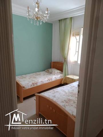 s+2 meublé haut standing à hamamet