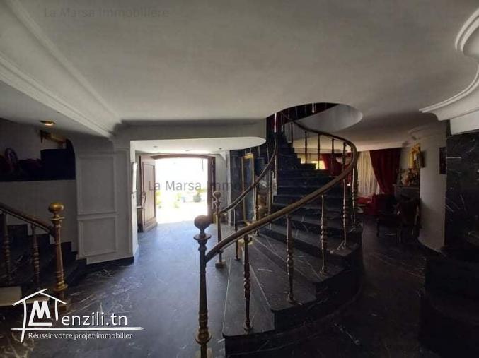 A Vendre villa s4 vue mer à Carthage