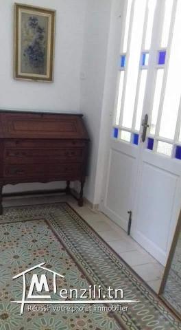 Marsa ville location rdc villa meublé