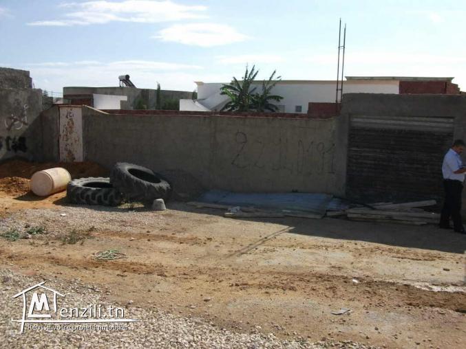 Terrain clôturé très bel emplacement-Quartier calme et résidentiel.