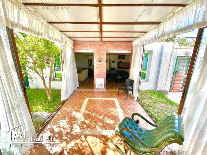A Vendre belle villa s3 avec piscine et jardin à Ezzahra
