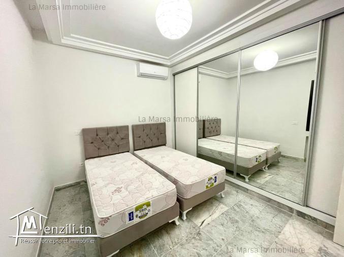 A Louer appartement s2 meublé à Marsa Saf-Saf