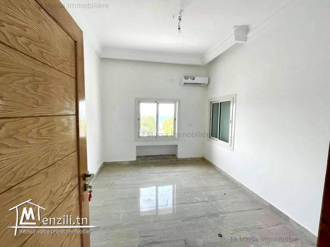 A Louer bel appartement s2 vue mer à La Marsa