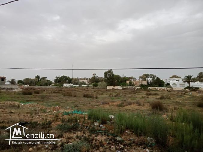 terrain constructible à hammamet sud pres de hotel alhambra