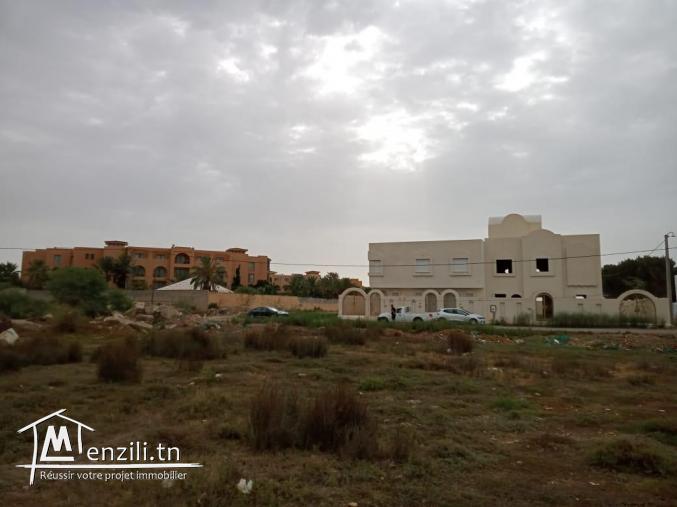 terrain constructible à hammamet sud pres de hotel alhambra