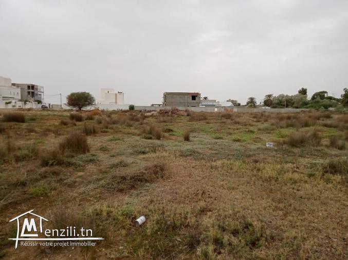terrain constructible à hammamet sud pres de hotel alhambra