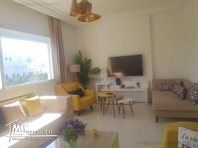 A Louer étage de villa s3 meublé au coeur de Marsa Ville