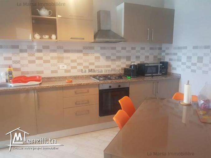 A Louer étage de villa s3 meublé au coeur de Marsa Ville