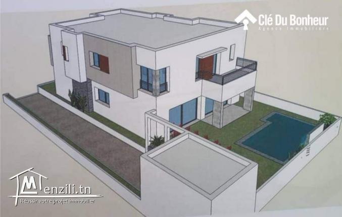 Villa avec piscine inachevée à Chotrana 2