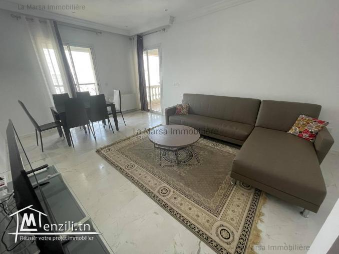 A Louer appartement s3 meublé à 2min du Lycée Cailloux, La Marsa