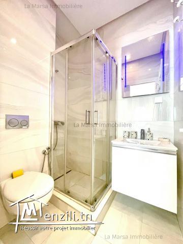 A Louer appartement s3 meublé à 2min du Lycée Cailloux, La Marsa