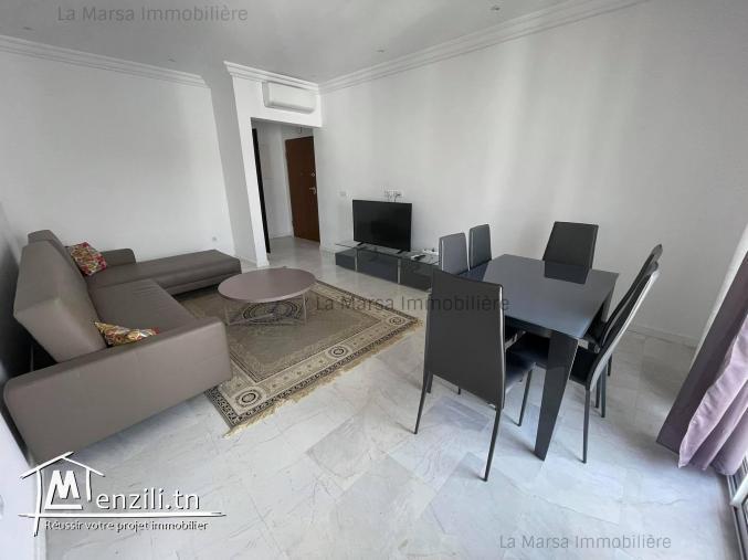 A Louer appartement s3 meublé à 2min du Lycée Cailloux, La Marsa