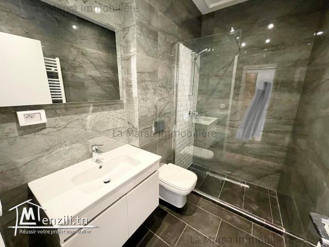 A Louer un luxueux appartement s2 meublé à La Marsa
