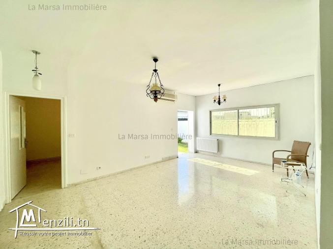 A Louer appartement s3 avec jardin à La Marsa