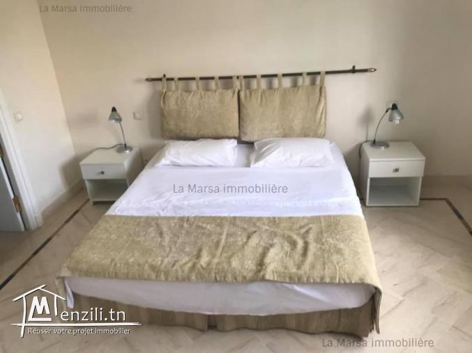 A Louer appartement s3 meublé à Marsa ville
