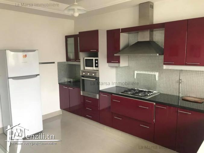 A Louer appartement s3 meublé à Marsa ville