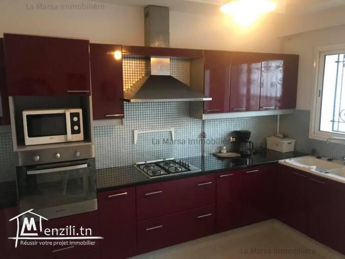 A Louer appartement s3 meublé à Marsa ville