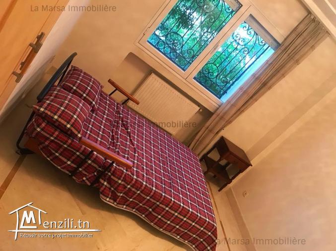 A Louer appartement s3 meublé à Marsa ville