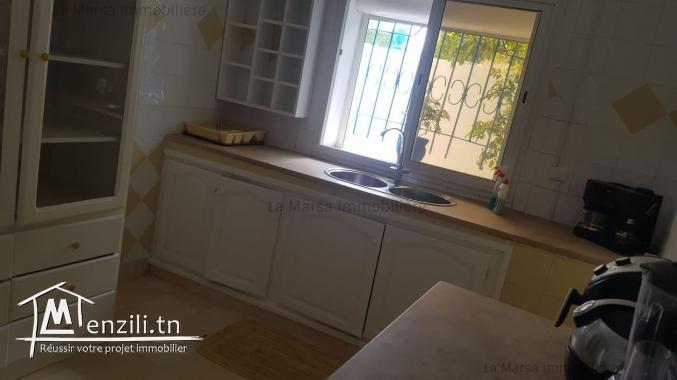 A Louer un rdc s3 avec jardin à Sidi Daoued