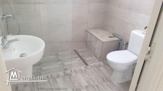 A Louer un rdc s3 avec jardin à Sidi Daoued