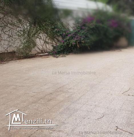 A Louer un étage s5 sur la route du relais, la Marsa