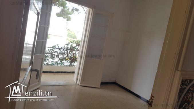 A Louer un étage s5 sur la route du relais, la Marsa
