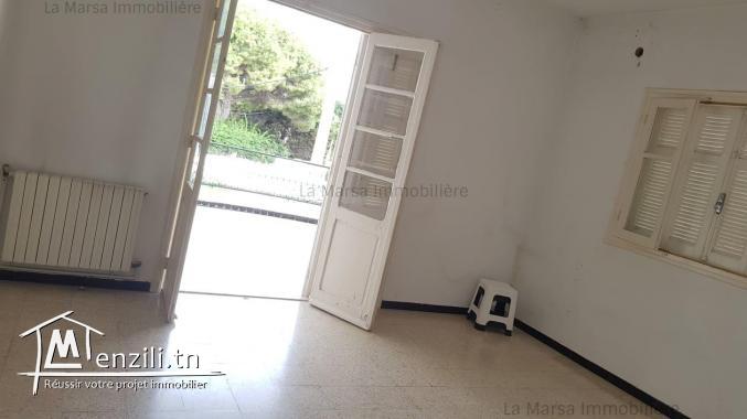 A Louer un étage s5 sur la route du relais, la Marsa