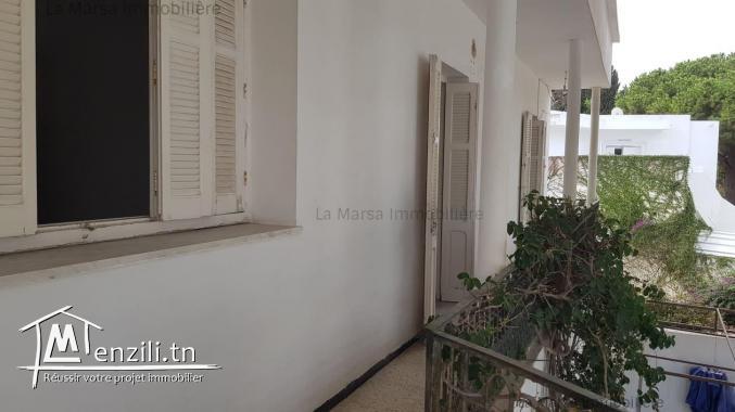 A Louer un étage s5 sur la route du relais, la Marsa