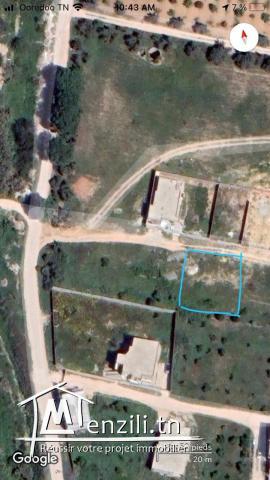 قطعة ارض للبيع  500 متر وادي الليل شباو ولاية منوبة