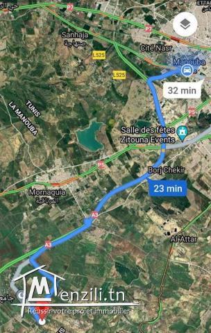 قطع ارض للبيع بحميم المرناقية