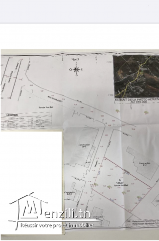 Terrain zone de villas