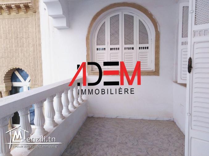 Duplex de type S2 bien situé à Sahloul