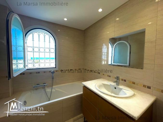 A Louer duplex s2 vue mer à Gammarth
